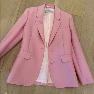 Gabriela Hearst Pink Tailored Single-Breasted Blazer